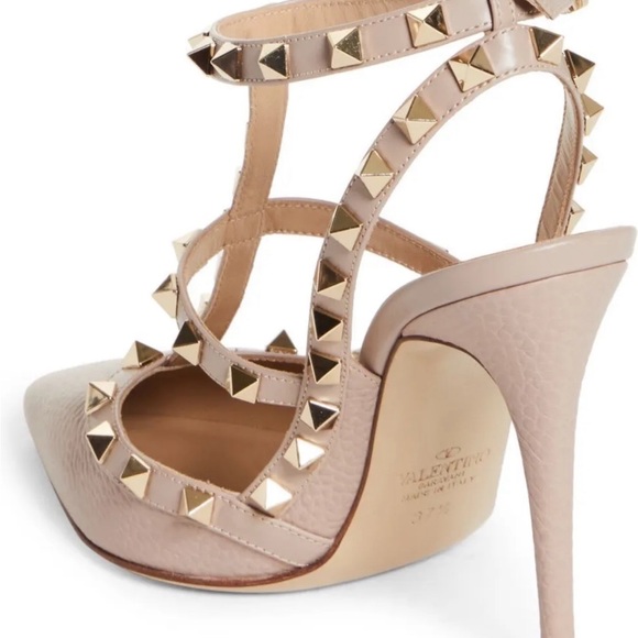 Valentino Garavani Rockstud Ankle Strap pump in leather | size: 37 (US 7) - Picture 13 of 14